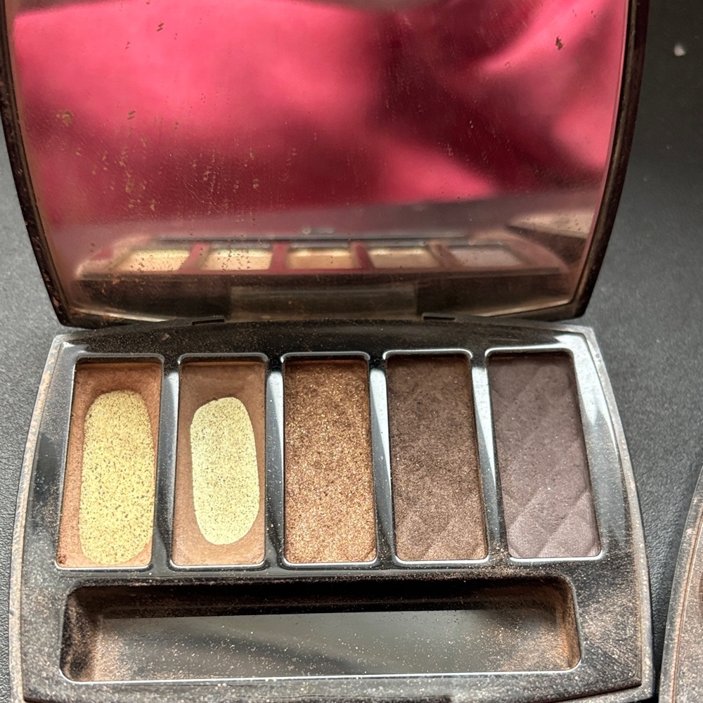 Luxury Eyeshadow Palette with Gold and Brown Shades gently used. Lots left - Picture 2 of 5